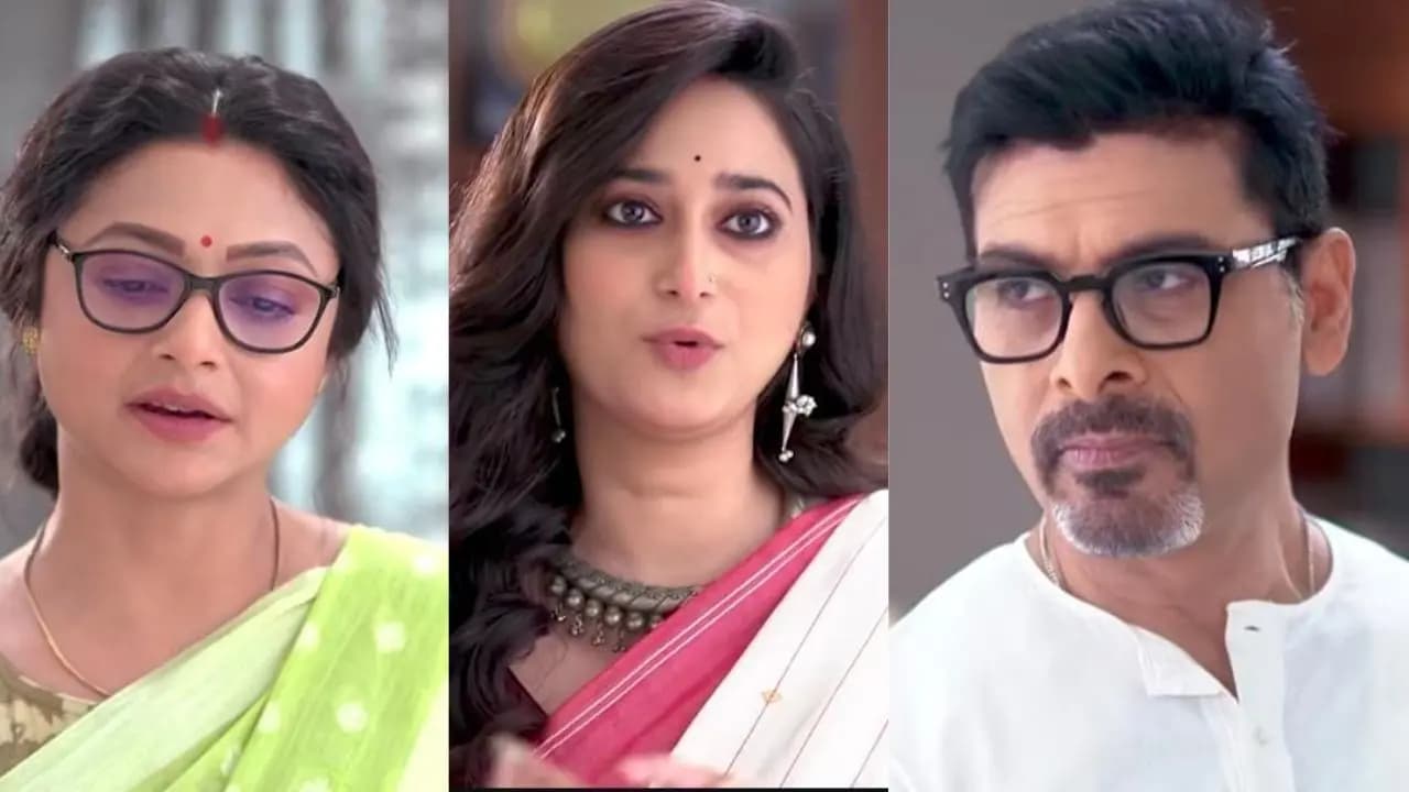 Chirosokha serial upcoming episode spoiler third person enters between kamalini and Swatantra 