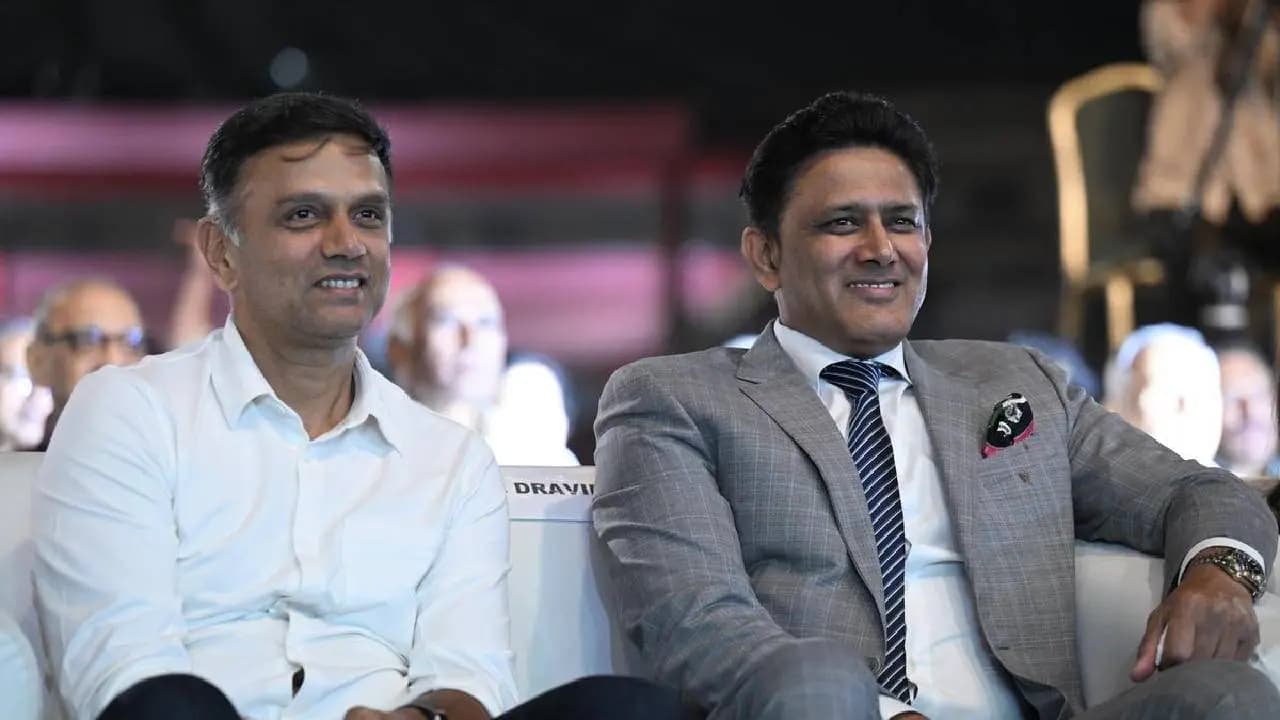 Karnataka Cricket honours Anil Kumble and Rahul Dravid with stands at Chinnaswamy