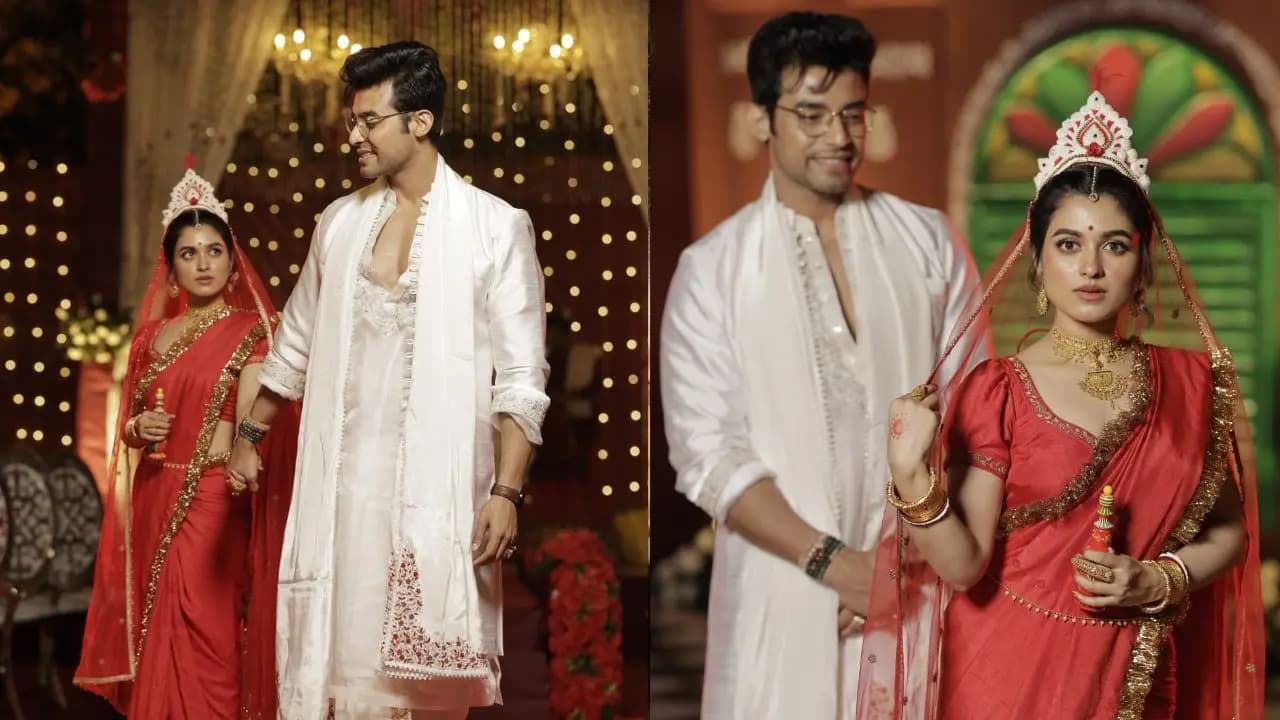 Ranojoy Bishnu and Shyamoupti Mudli wedding look revealed