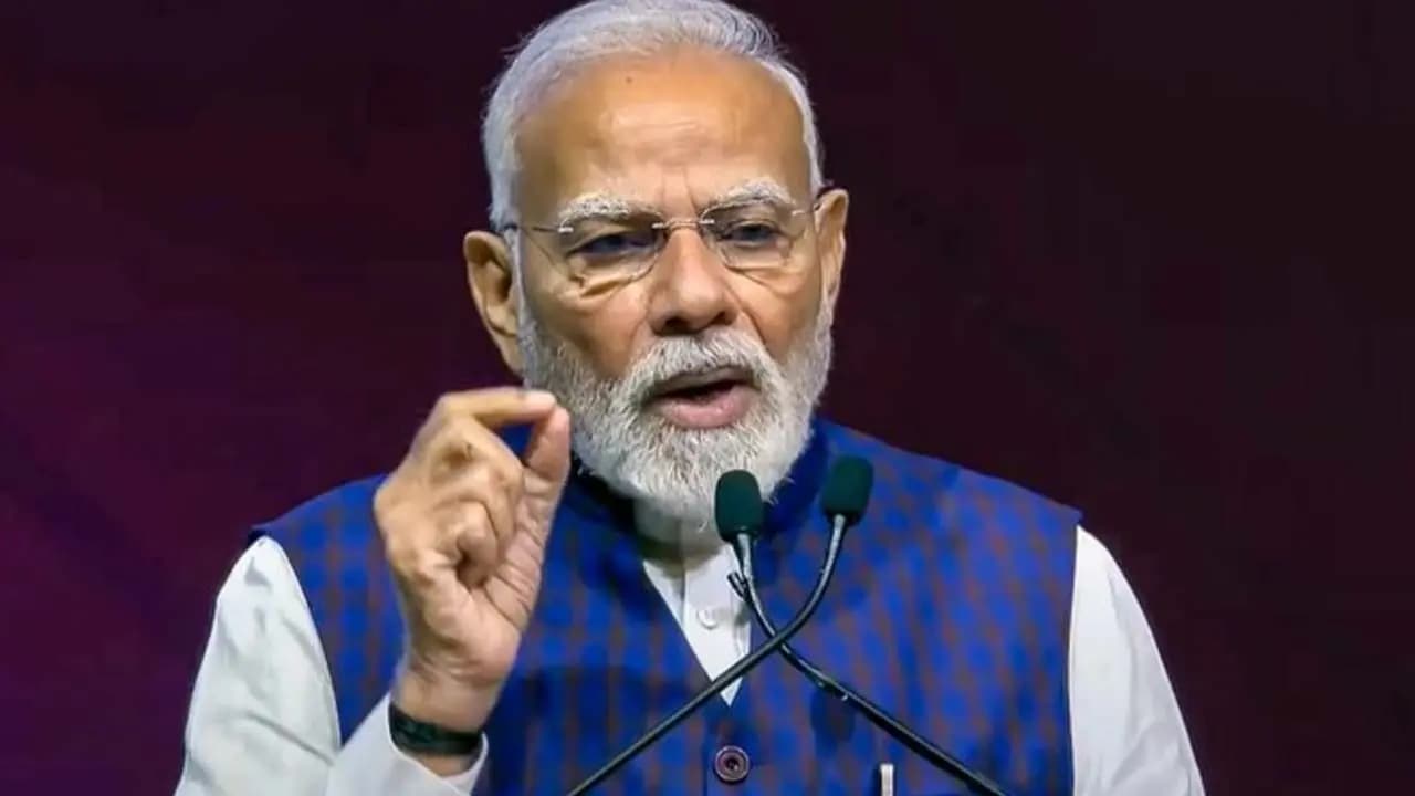 What is Modi's explanation for the emphasis on modernization in defense and the generous allocation in the budget