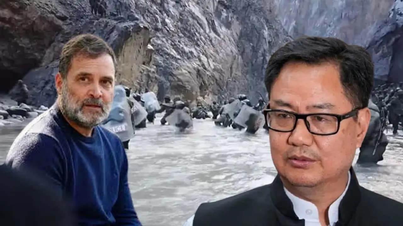 Kiren Rijiju attacks Rahul Gandhi for raising questions about national security