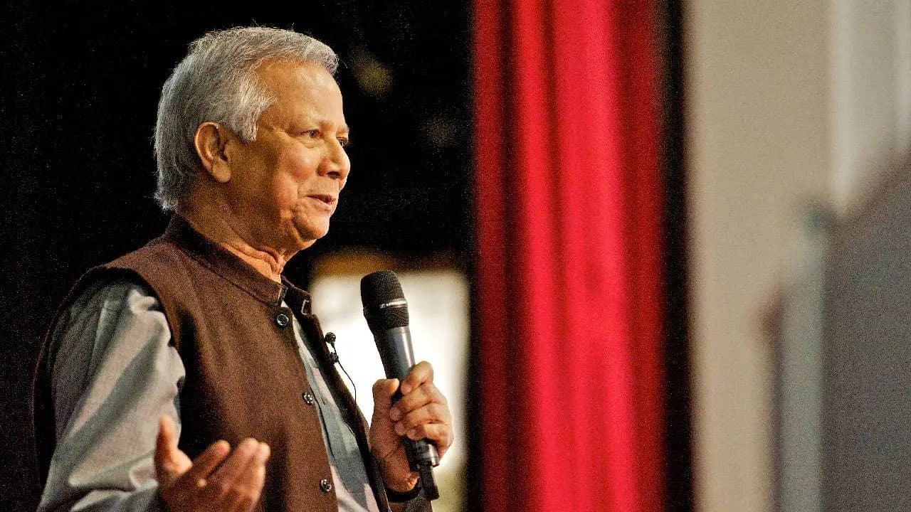 Bangladesh Yunus needles India again with Seven Sisters remark in exit speech
