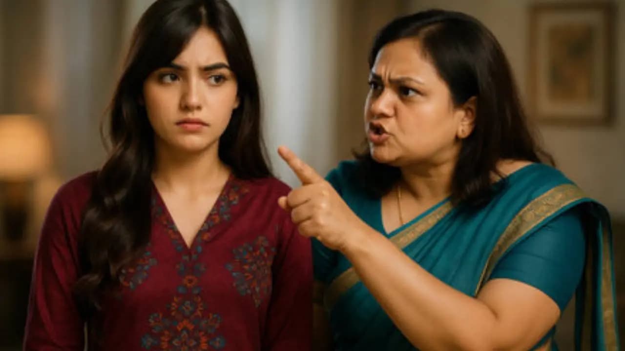 mother in law and mother tussle with girl to get back her into home