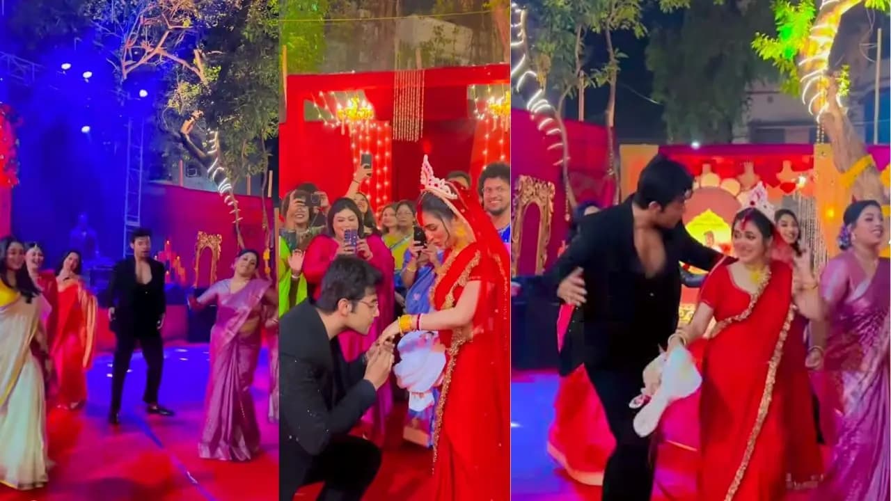 Ranojoy Bishnu shares a heartfelt note for Shyamoupti Mudly as he planned a special surprise for her on their wedding day