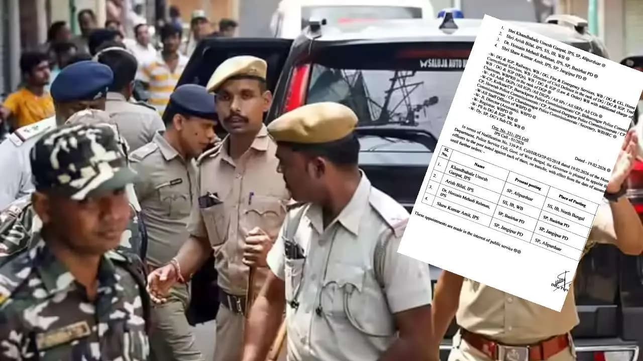 SP of Three Districts Transferred ahead of Assembly Elections