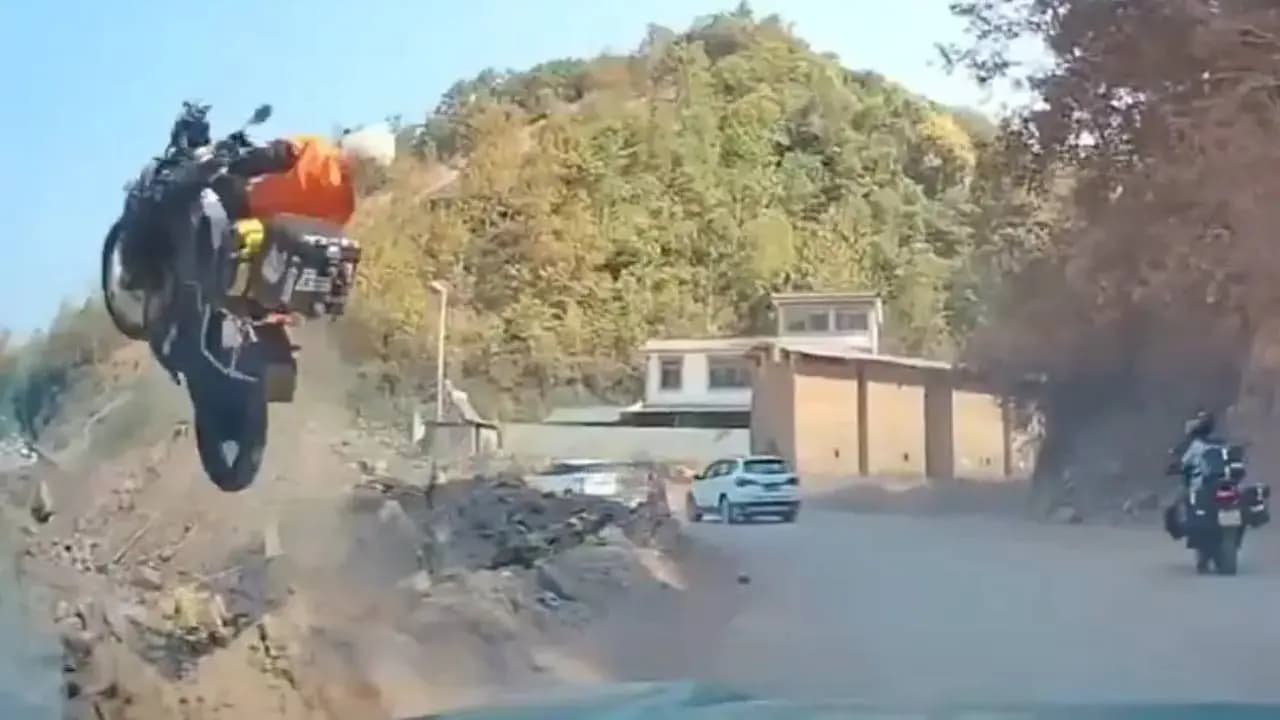 Viral News: Chinese woman plunges into deep mountain gorge