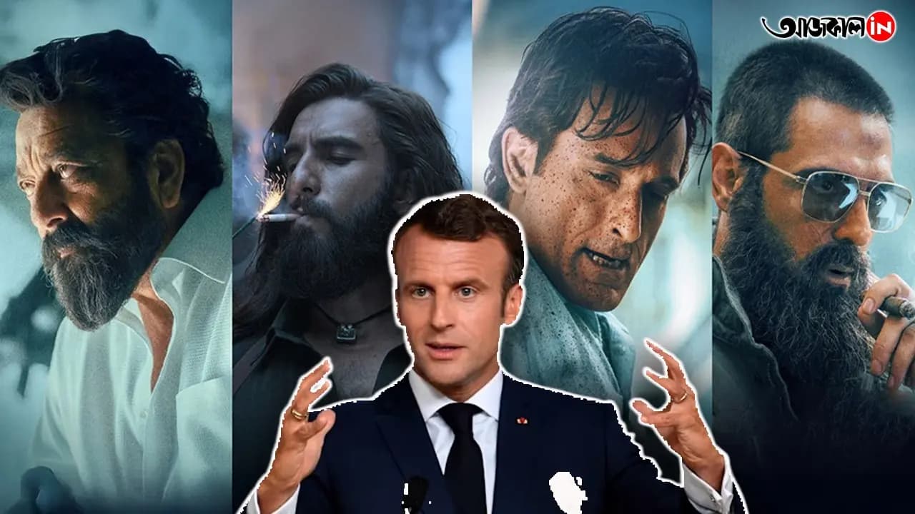 French President Emmanuel Macron Shares India Trip Video With Dhurandhar Movie Track