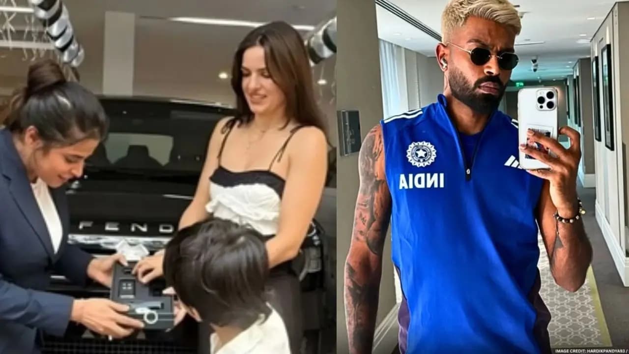 Hardik Pandya reportedly gifted 4 crore car to ex wife and son 