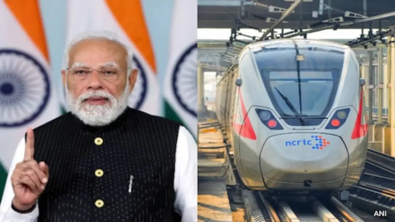 PM Modi To Launch Indias Fastest Metro In Meerut Namo Bharat Train Today 