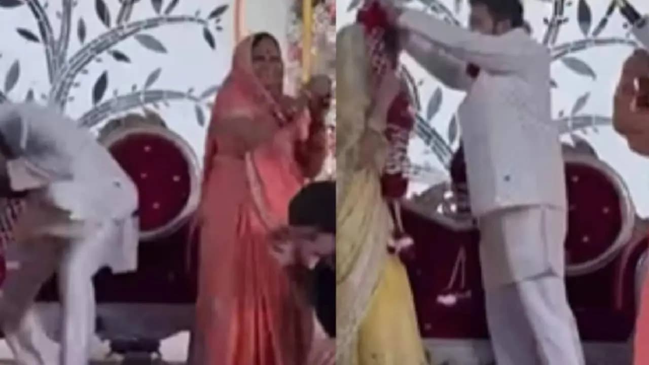 Guests Run For Shelter As Grooms Grandmother Fires Sparkle Gun At Wedding Ceremony 