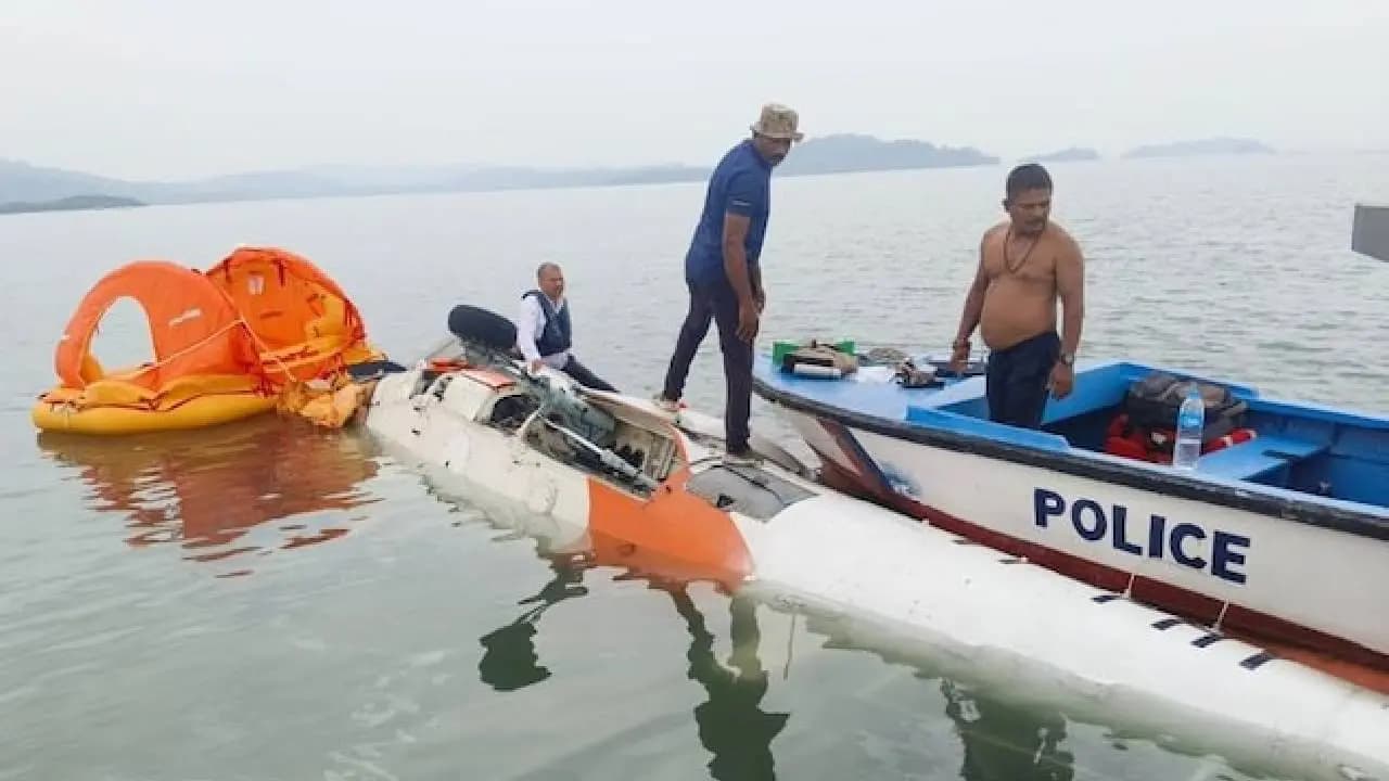 Pawan Hans Chopper Crash Lands in Andaman Sea after Snag All Seven on Board Rescued