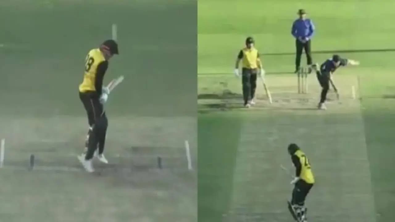 Western Australias Sam Fannings Leave Goes For A Bizarre Six In One Day Cup At WACA Ground