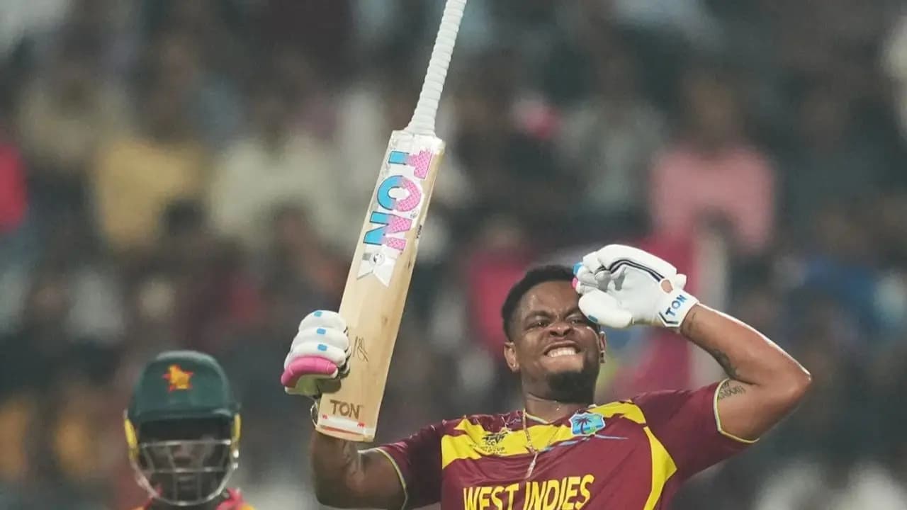 T20 World Cup:West Indies produced second highest team total against Zimbabwe 
