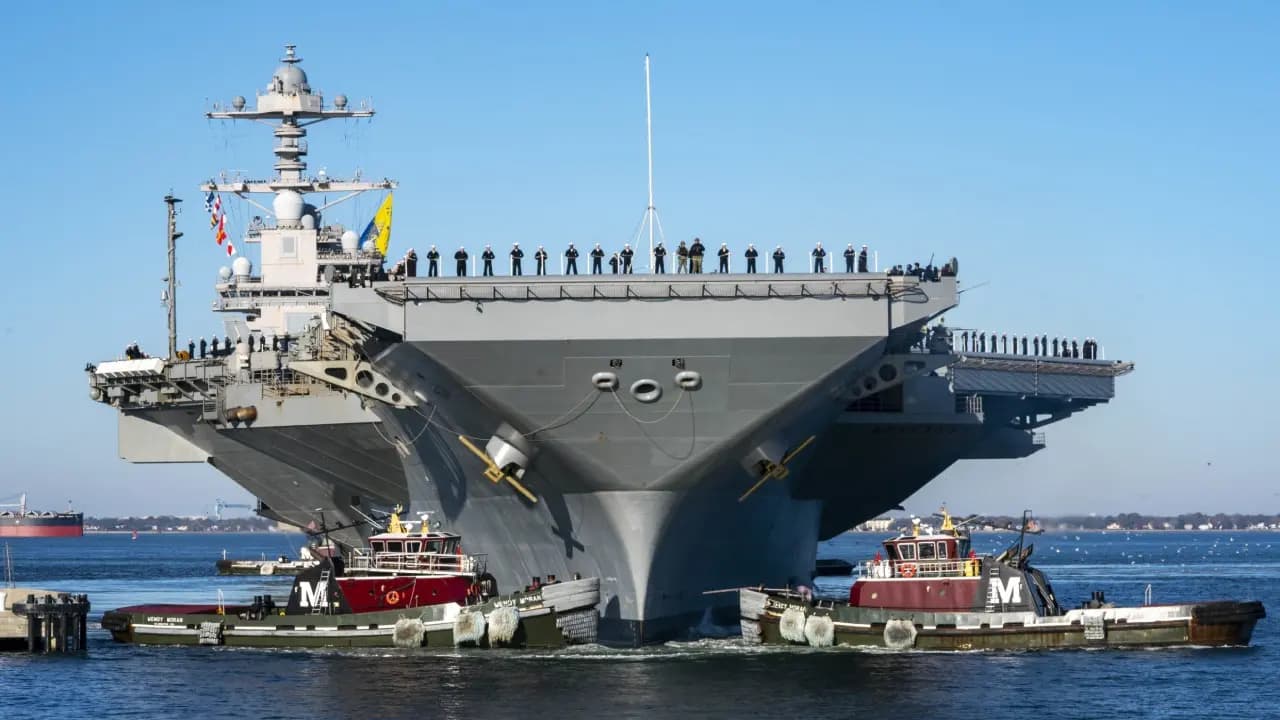 Iran may face Donald Trumps wrath but 5000 sailors of USS Gerald Ford are facing toilet crisis