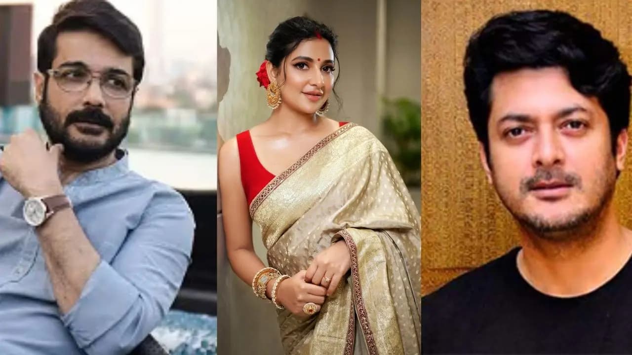 Prosenjit Chatterjee jisshu sengupta and Subhashree Ganguly starrer abhhiman subha muharat done