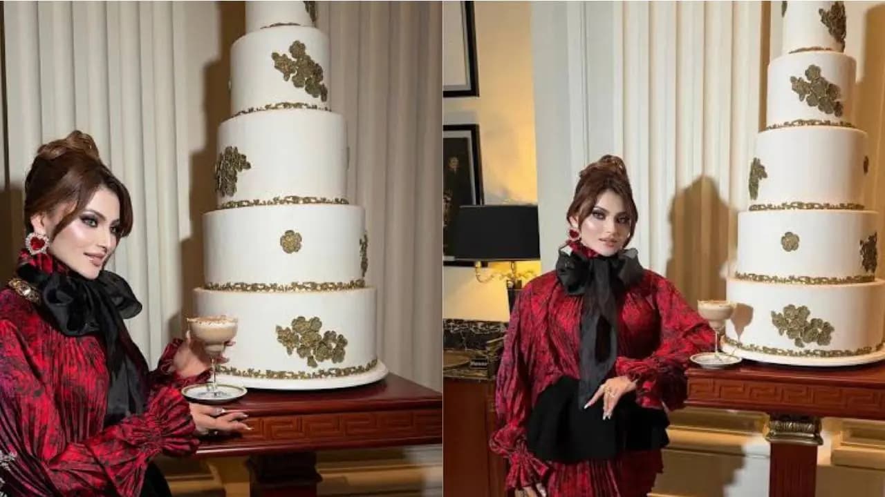 Urvashi Rautela birthday cake 