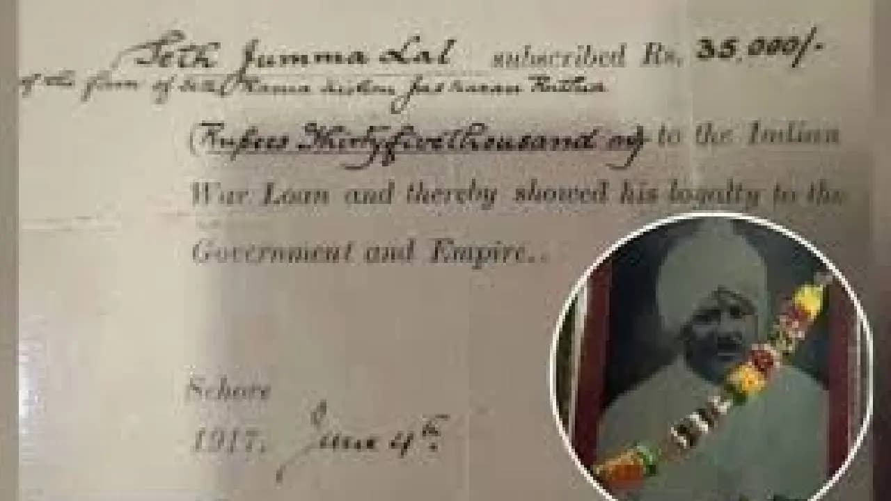 A family in Madhya Pradesh demands repayment of loan from the British government