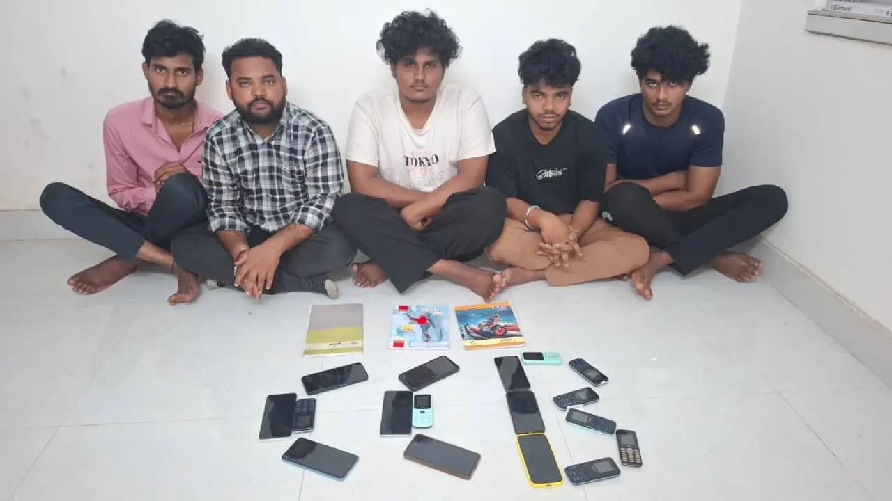 Five Arrested 