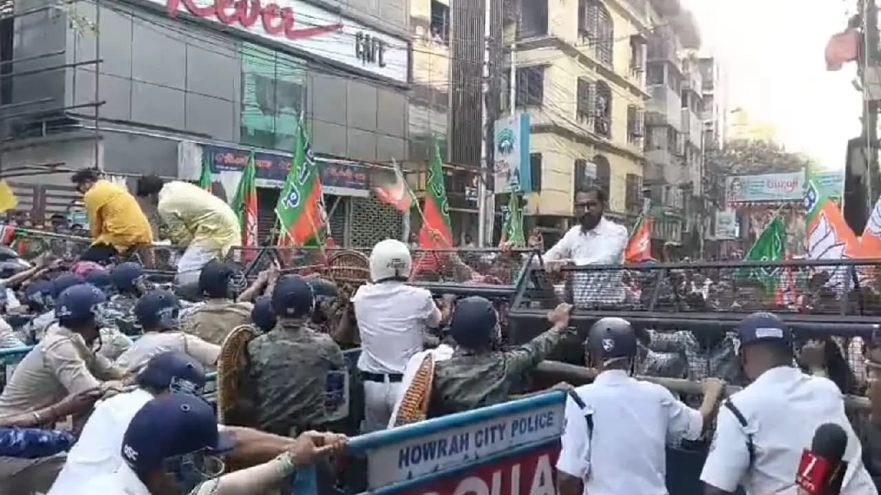 BJP staged demonstration