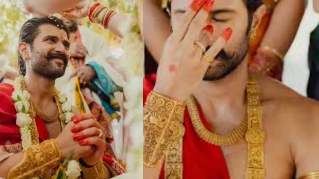 vijay devekondas wedding attire sets new trend for upcoming grooms