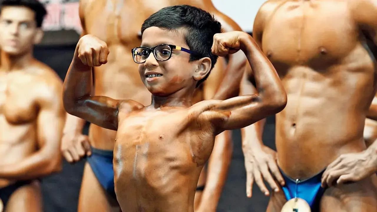 Rachit Panchal is named little Hercules 