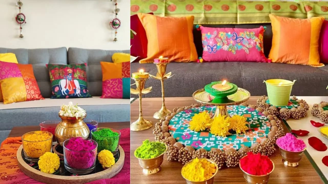 Holi 2026 home decor tips to give it a vibrant festive look