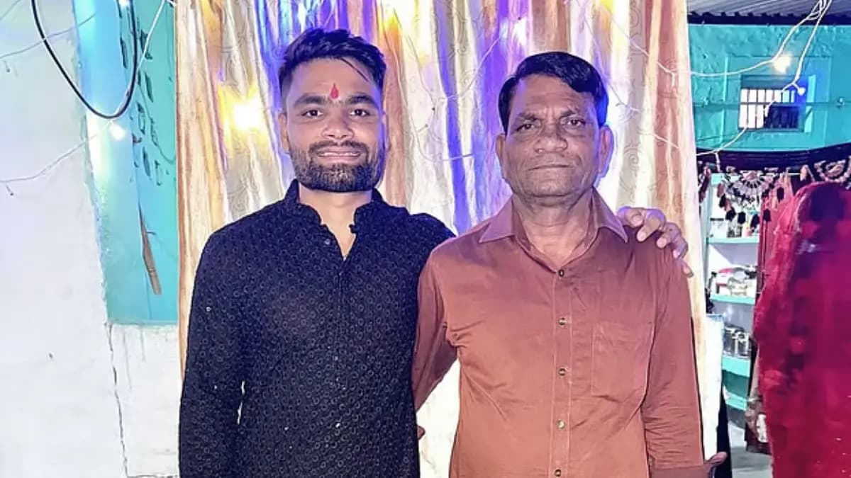  T20 World Cup:Here lies the story of Rinku Singh and his father Khanchand Singh