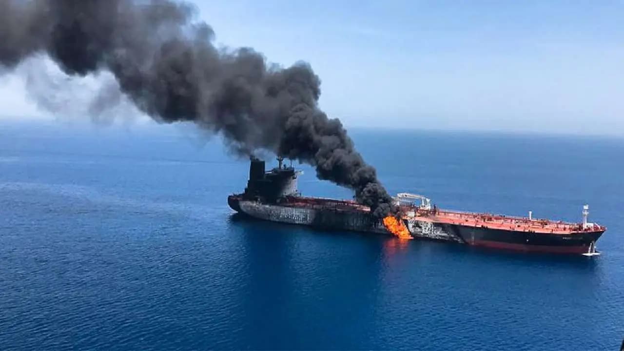 US-sanctioned oil tanker hit off Oman coast