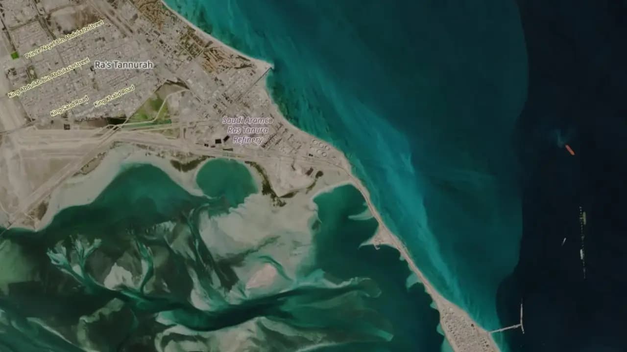 Saudi ras tanura oil refinery under attack by iran