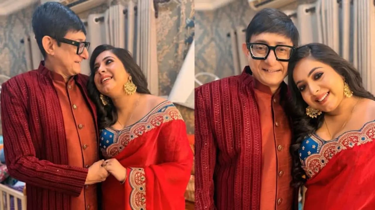 Sreemoyee chattoraj shares a heartfelt note for Kanchan Mallick on their second wedding anniversary