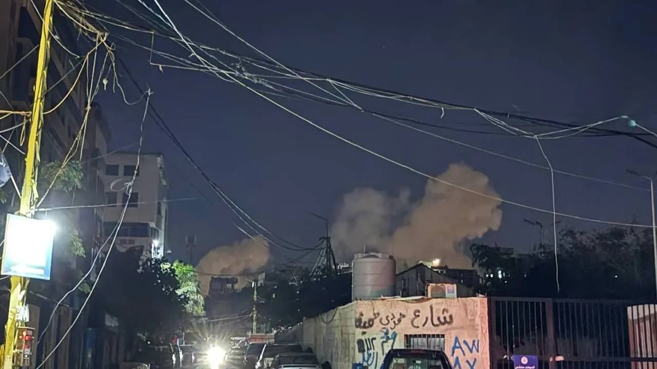 Israel bombs Beirut after Hezbollah launches rocket attack