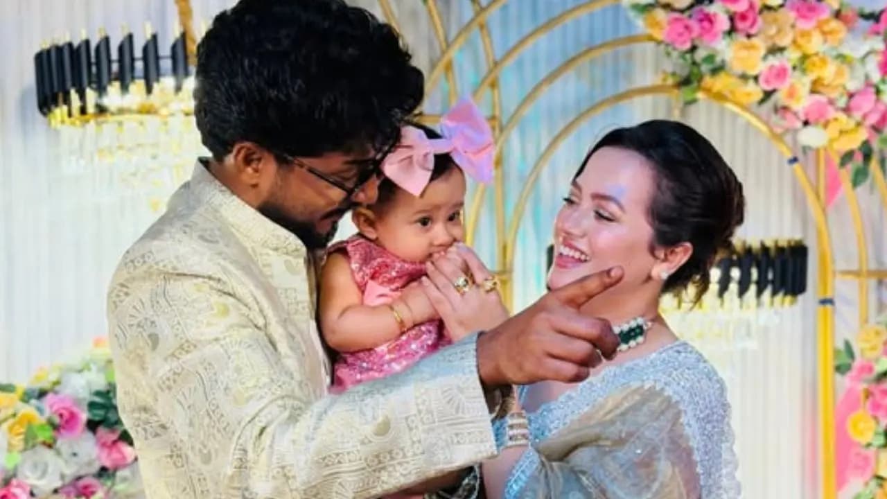 Ahona duttas daughter s rice ceremony manosi Sengupta prarabdhi Singha and others attended