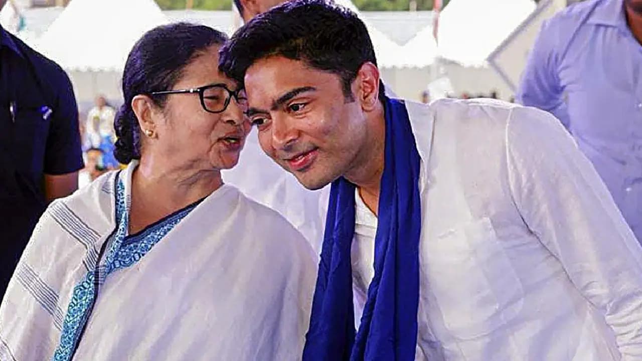 Mamata Banerjee and Abhishek Banerjee