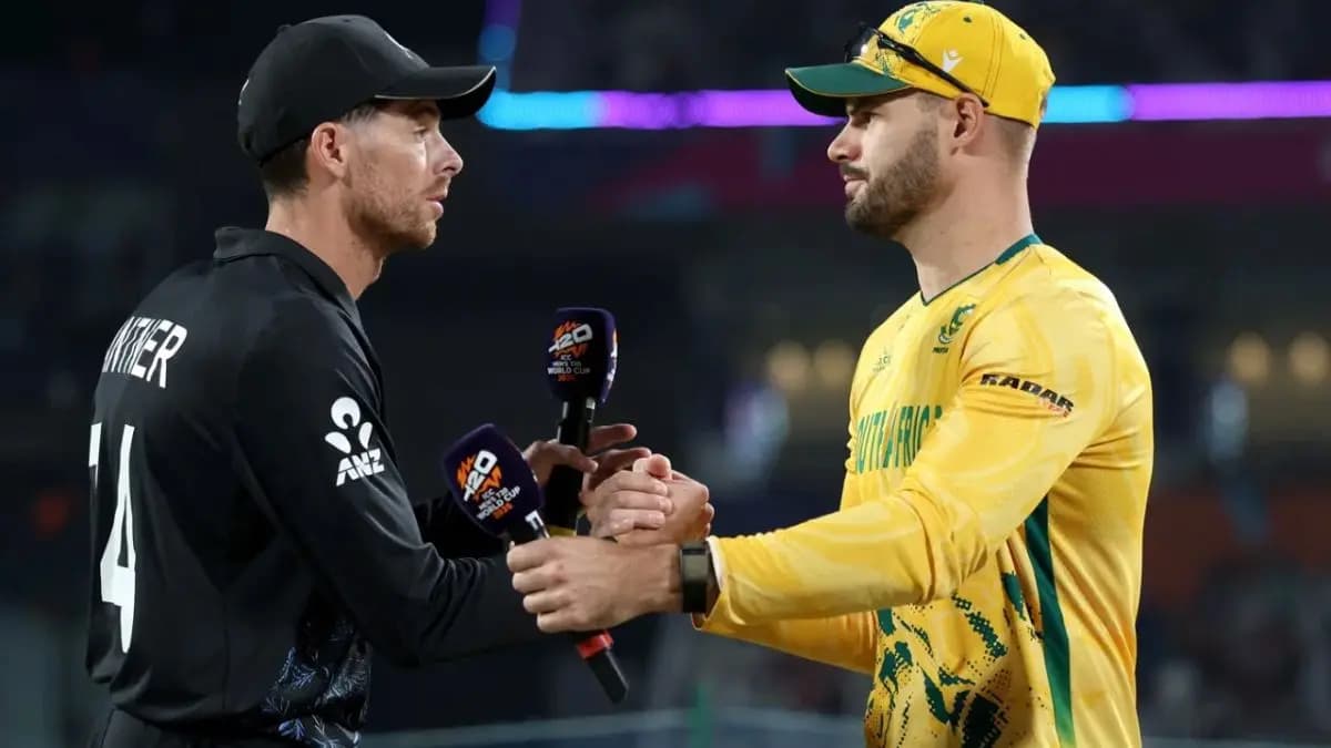 T20 World Cup: New Zealand elect to bowl against South Africa in the first semifinal of the T20 World Cup in Kolkata