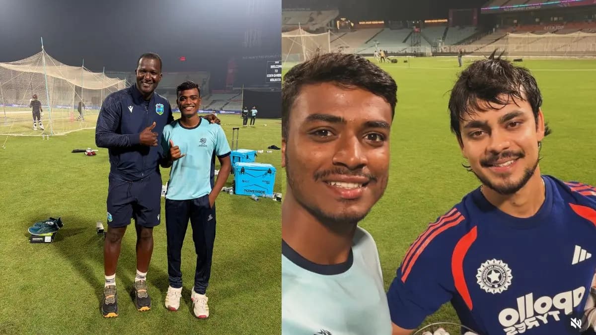 T20 World Cup: Netbowler Suraj Sanki from Ghatal impressed star cricketers with his delivery