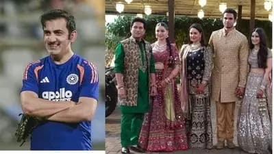 Gautam Gambhir attends Arjun Tendulkar wedding hours before India vs England Semifinal 