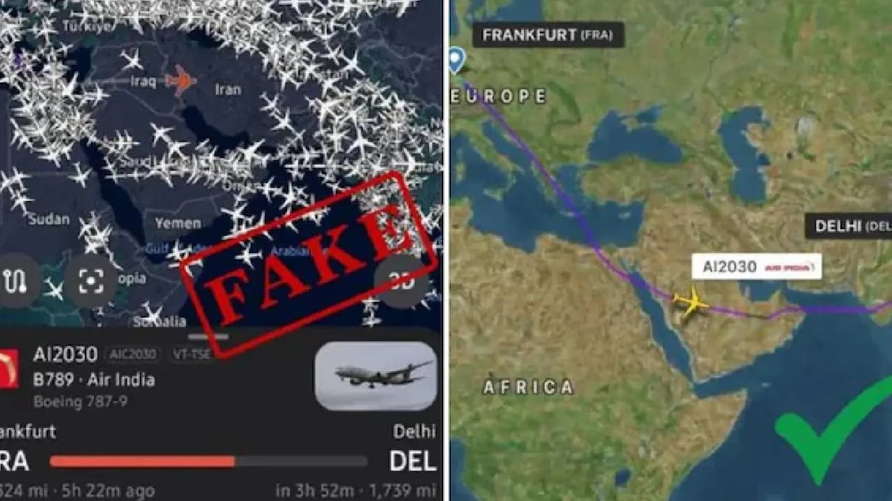 Air India Refutes Claims of Flying Over Iran Airspace Amid Middle East Conflict
