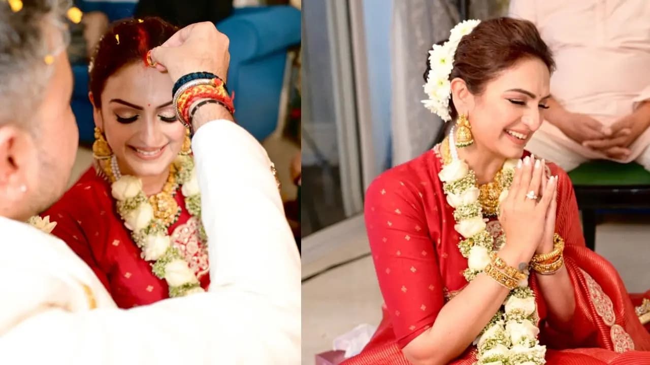 Akriti Kakar Renews Wedding Vows with Husband Chirag Arora on 10th Anniversary