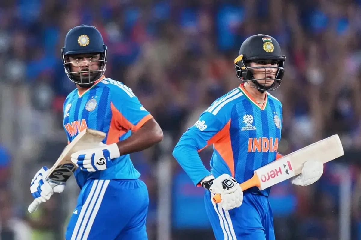 T20 World Cup: Abhishek Sharma and Sanju Samson brilliant-India set 256 runs target for New Zealand in World Cup final 