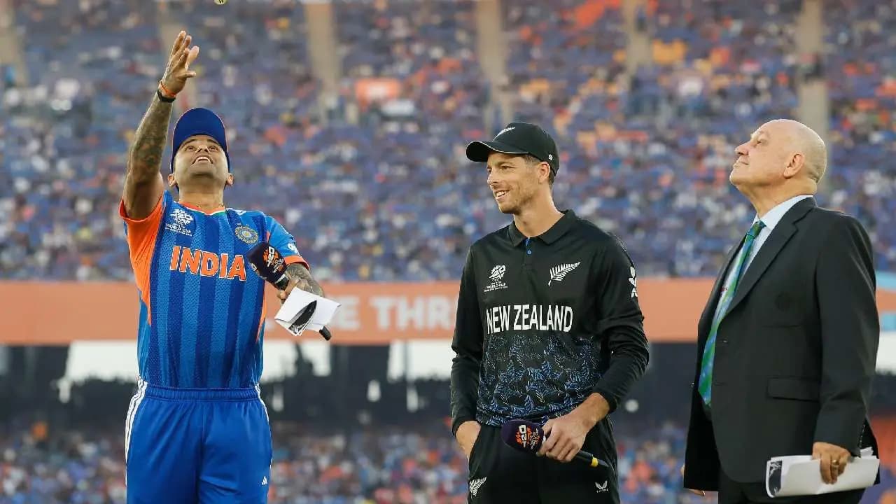 T20 World Cup Final: New Zealand Opt to Bowl; India Look to Break ICC Jinx Against Kiwis
