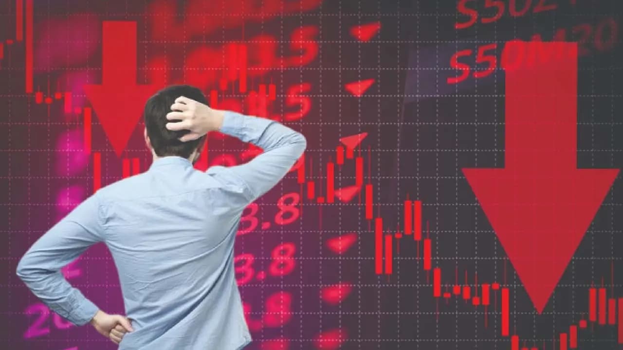 Big crash in Indian stock market at the beginning of Monday March 9 2026