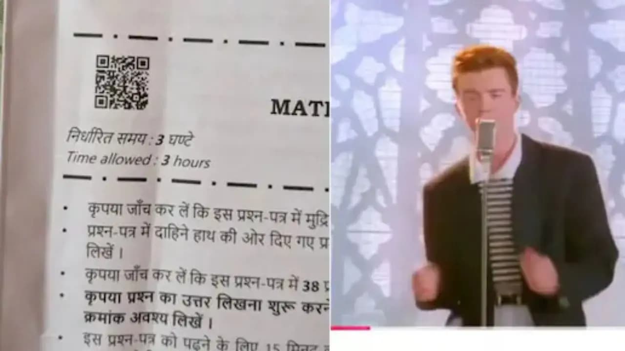 CBSE Class 12 Maths Paper QR Code Scans to YouTube Link; Board Issues Clarification