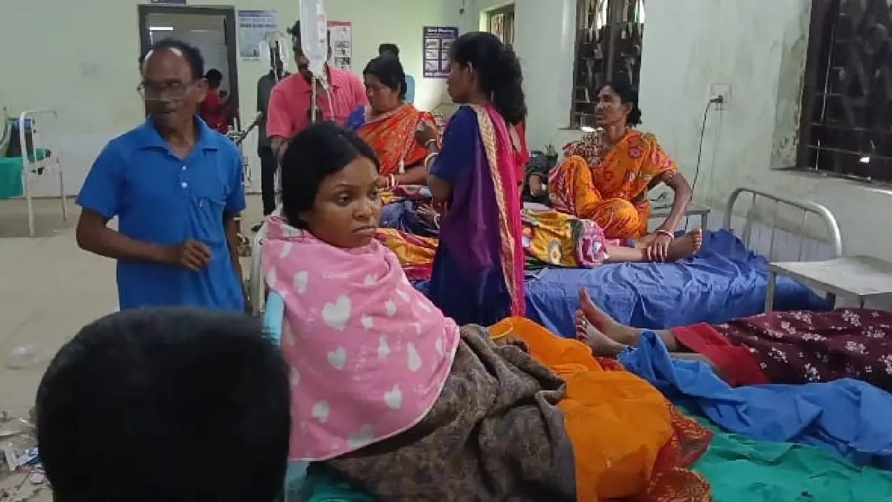 Food poison left bride and more than 100 people ill