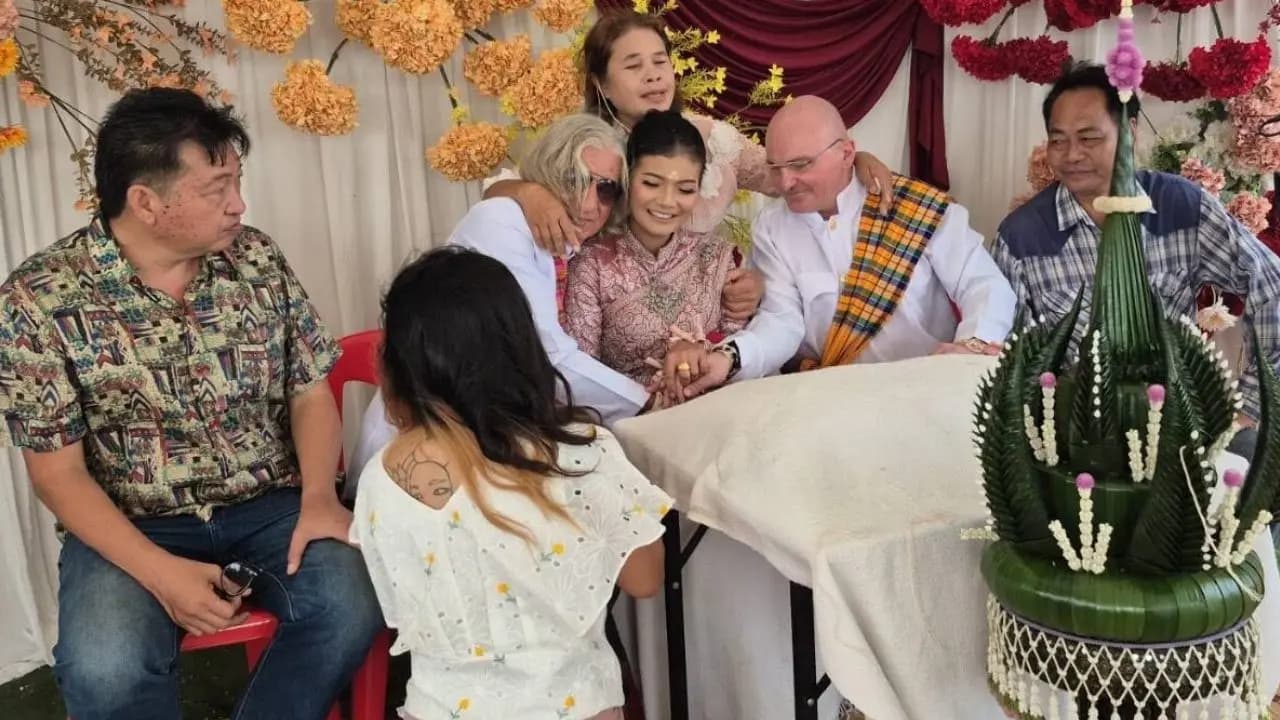 Thai Woman Marries Two Austrian Men in Unusual Ceremony
