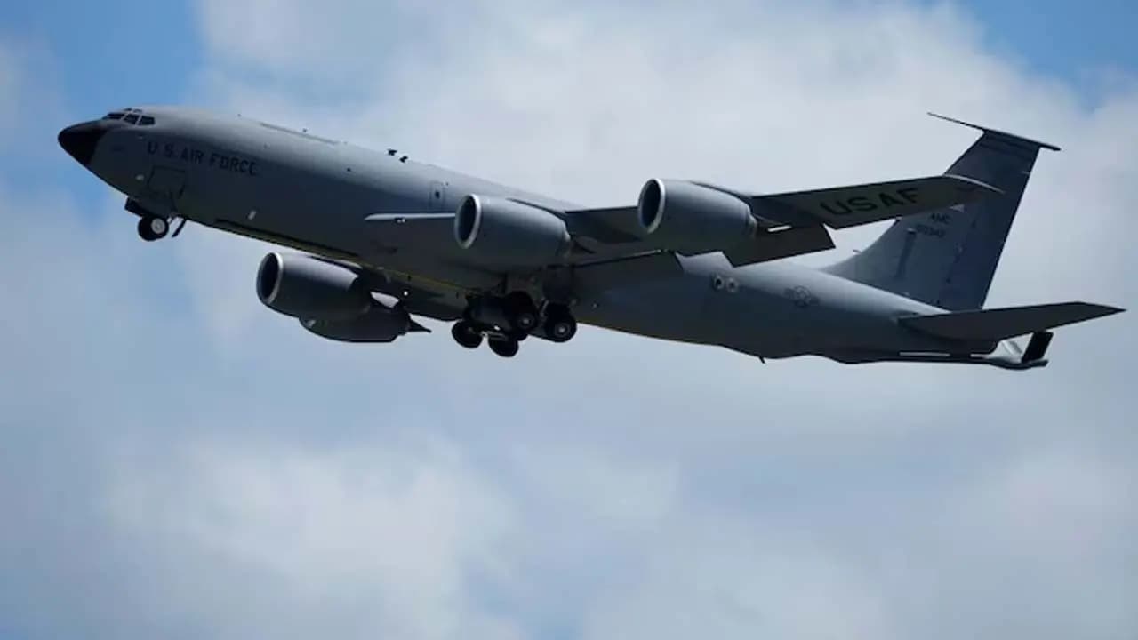 US military aircraft KC-135 crashes in Iraq 