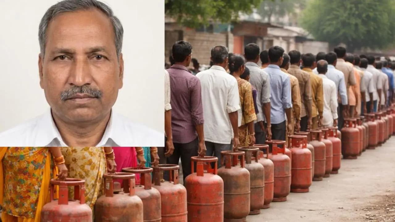 LPG Cylinder crisis today: Elderly Man Dies in Queue While Waiting for LPG Cylinder in Punjab