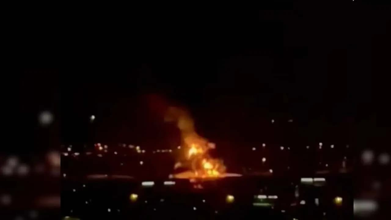 Fire Near Dubai International Airport 