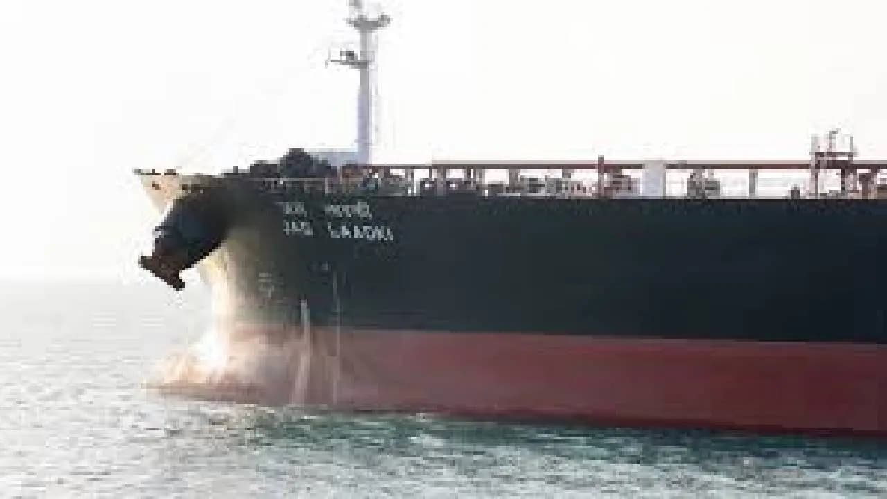 Indian Vessel Jag Laadki Carrying 80800 MT Of Crude Oil Arrives At Gujarat Port