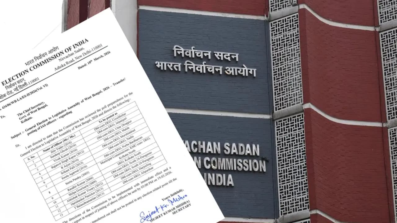 Bengal Elections 2026: Election commission has transferred several district magistrates