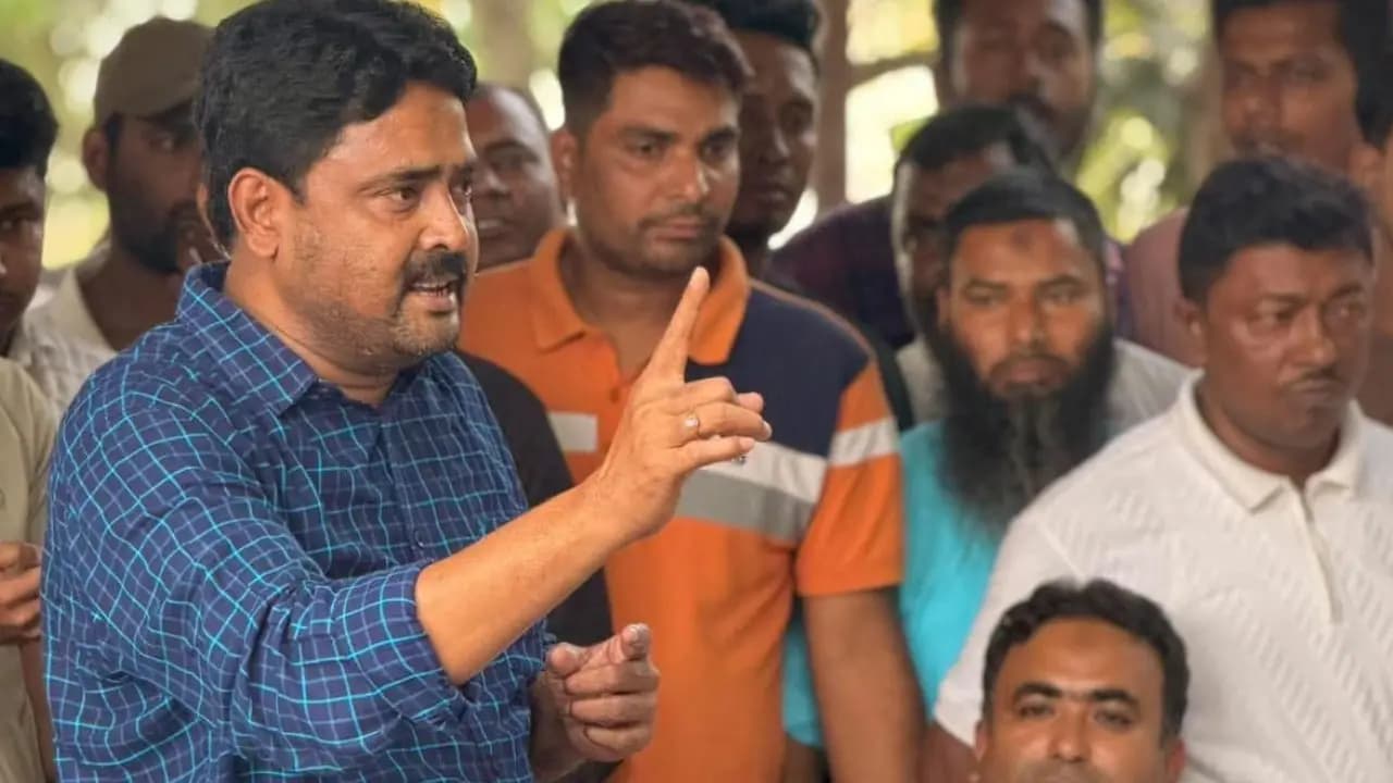 Stunning announcement of congress zilla parishad member